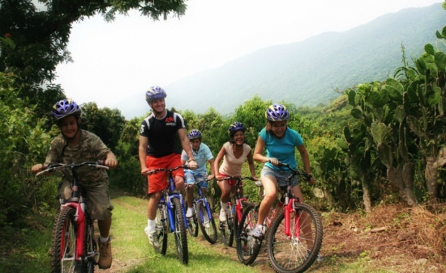 Ciclismo en familia